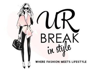 Ur break in style character design fashion feminine logo girl illustration illustrator logo
