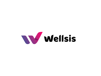 Wellsis logo app branding design icon logo typography