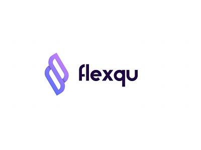 Flexqu logo v.2.0 app branding design icon logo typography vector website