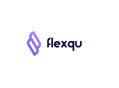 Flexqu logo v.2.0 app branding design icon logo typography vector website