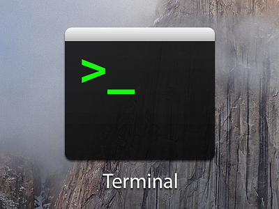 Yosemite-like Terminal icon