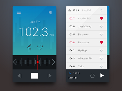 FM Radio UI