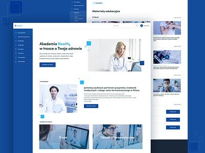 Medical website branding design flat ui ux web website