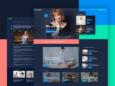 Medical Website with videos branding design logo minimal ui ux web