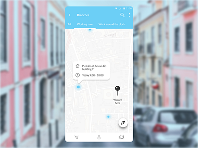 DailyUI 029 - Map dailyui design map map ui maps mobile app design