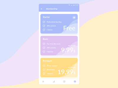 DailyUI 030 - Pricing