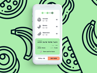 DailyUI 002 - Credit Card Checkout credit card checkout credit card form dailyui design mobile app design