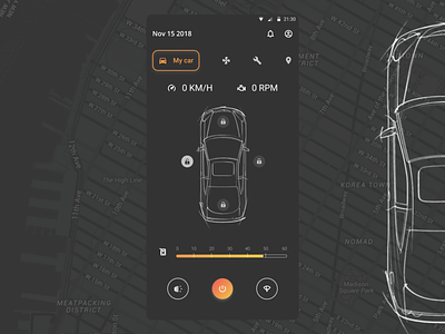 DailyUI 034 - Car Interface car interface dailyui design mobile app design