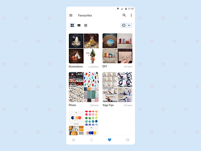 DailyUI 044 - Favourites dailyui design favorites favourites mobile app design