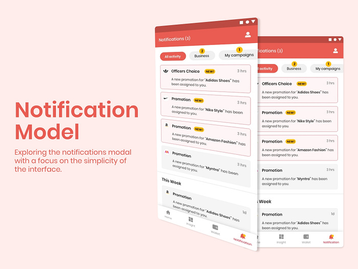 Notification Panel designs, themes, templates and downloadable graphic ...