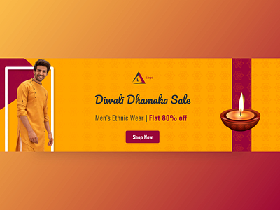 Diwali Dhamaka Sale banner banner ad campaign campaign design diwali banner uidesign