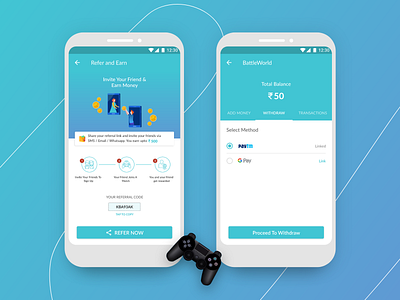 Gaming Platform - Android App androidappdesign appdesign materialdesign uidesign uiux uiuxdesign visual design