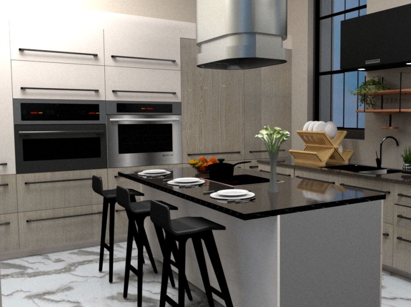 kitchen design illustration interior textures