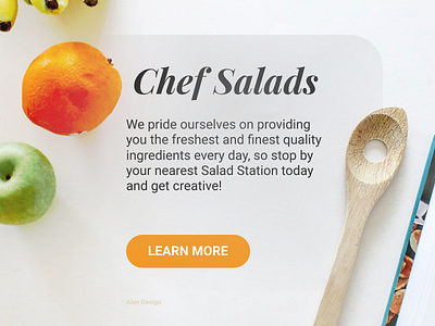Shef Salad design desing style web web desing