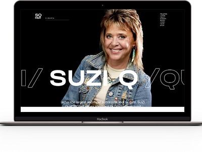 Project Web Design – Tour Suzi Quatro 2020 branding design desing landing page logo style ux web web design web desing