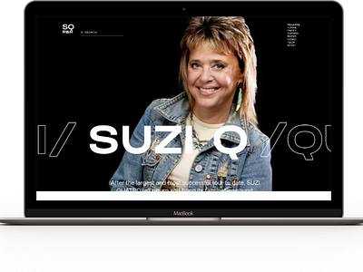 Project Web Design – Tour Suzi Quatro 2020