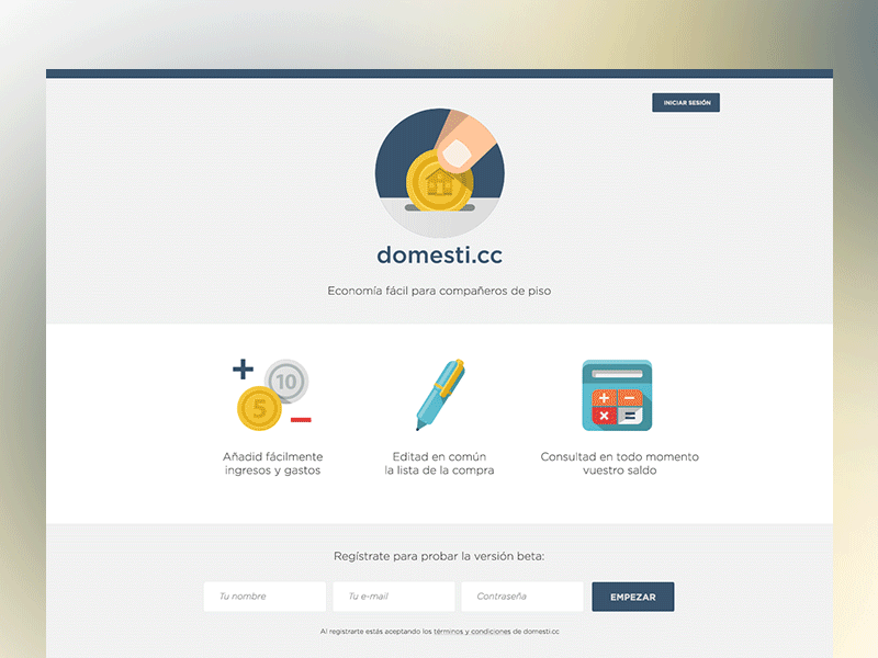 Domesti.cc (GIF) graphic design icons ui vector web web design