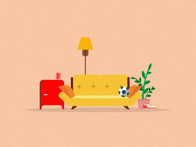 Un sofá by Marcos Chamizo on Dribbble