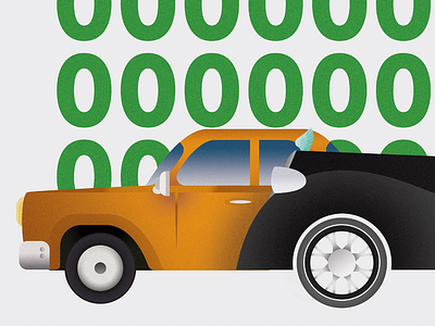 ... They Hatin' advertising car illustration noise vector