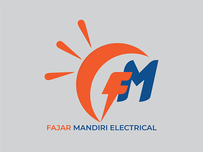 Fajar Mandiri Electrical Logo branding design graphic graphic design illustration logo logo inspiration logos vector © merix yudantia
