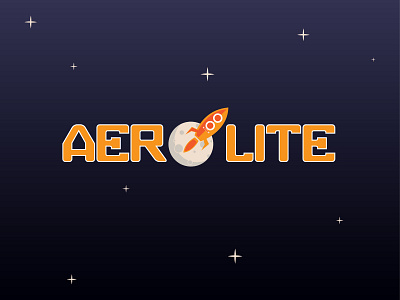 Daily Logo 1/50 - Aerolite Rocketship Logo