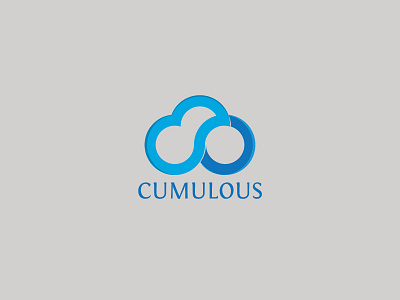 Cumulous Logo Design blue branding dailylogo dailylogochallenge design golden ratio graphic graphic design grid design illustration logo type © merix yudantia