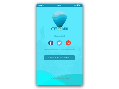 Simple Landing page apps app apps apps design apps screen crown front page front page app icon travel travel app ui ui ux design ui icon uiux ux © merix yudantia