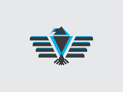 Eagle Logo Mascot blue branding design graphic graphic design illustration logo logo inspiration logotype mark type © merix yudantia