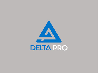 Delta Pro Logo Design blue branding design graphic graphic design grid grid design illustration letter logo logo inspiration logos logotype mark type © merix yudantia