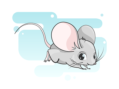 Mouse adobe illustrator animal character children art digital art illustration illustrator mouse vector