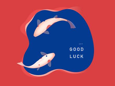 Lucky Fish fish illustration luck