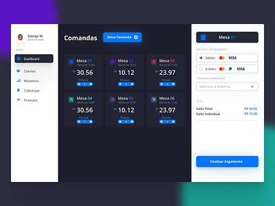 Table management system restaurant ui uidesign ux uxdesign