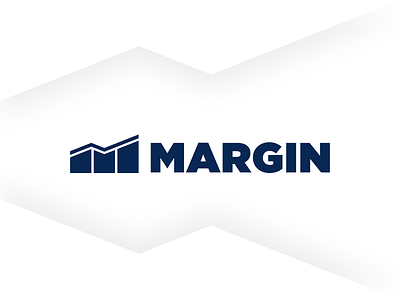 Margin economy illustration illustrator logo logomark news wordmark