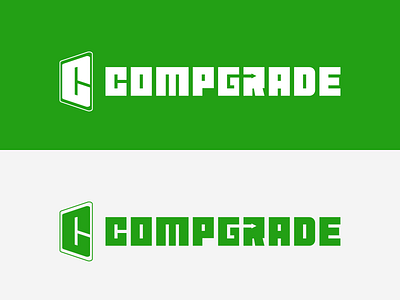 Compgrade branding computer gaming illustration illustrator logo logomark logotype mark wordmark