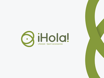 iHola! Logo art branding design illustration logo vector