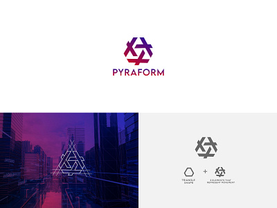 Abstract Logo | Pyraform brand brand design brand identity brandidentity branding branding design logo designer logodesign logodesignersclub logos logotype