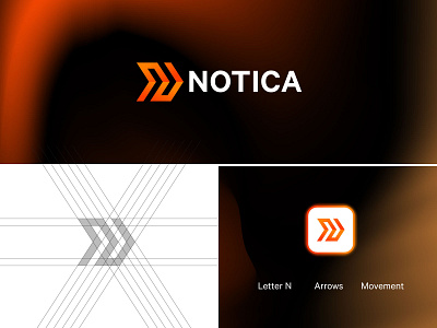 Notica Logo Design brand design brand identity branding design design logo logo designer logodesign logodesignersclub logos