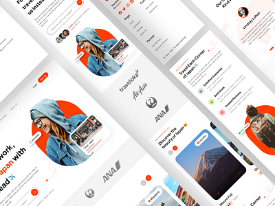 Toure. - Responsive Travel Landing Page ✈️ app clean hero page landing page landing page design minimal responsive travel landing page travel page ui ux web