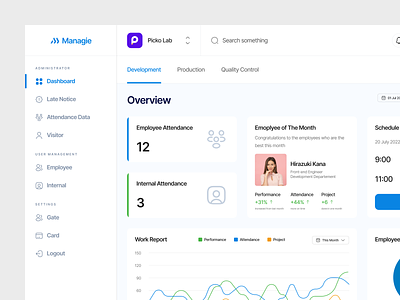 Managie - Employee Management Dashboard 💼