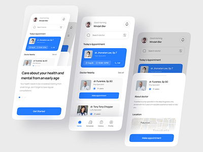 Kanterpen - Doctor Appointment Mobile App 💉 by Arfi Maulana for ...