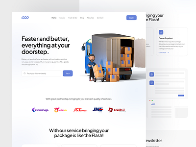 Oreon - Shipment Landing Page 📦