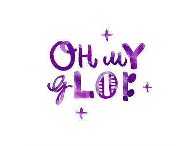 Oh My Glob design digital art hand lettering lettering lettering art pro create sketching typorgraphy