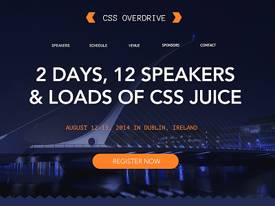 Css Overdrive Sample Conference avenir conference css
