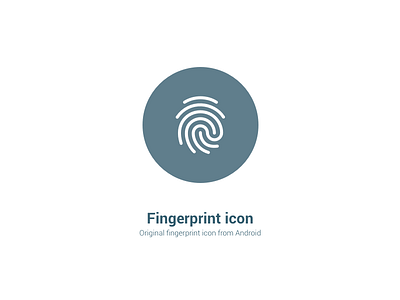 Android Fingerprint Icon