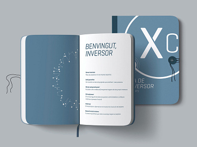 Xarxa Capital -Corporate Notebook branding design logo