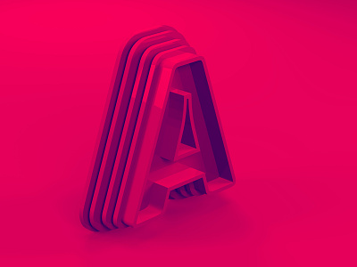 Exploring type and volume - A 3d 3dmodelling c4d cinema4d type typography