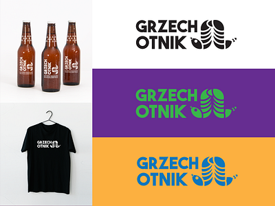 GRZECHOTNIK logo beer beer art branding design illustraor junior logo logo a day logoinspiration