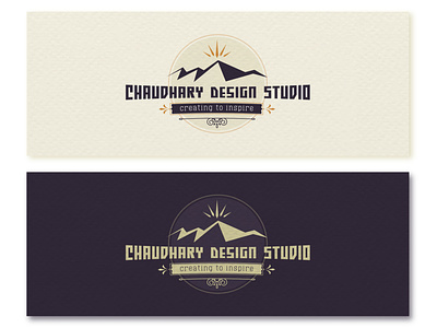Chaudhary Deisgn Studio Vintage Logo Redesign