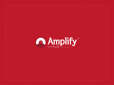 Amplify branding design logo