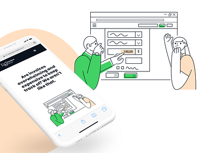 Invoicing App - Illustration